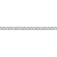 Mens Stainless Steel 10mm Marine Link Chain