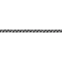 Mens Stainless Steel 9 Inch Solid Box Chain Bracelet