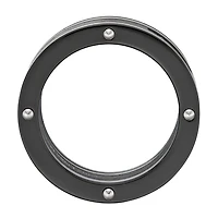 Mens 9M Cubic Zirconia Stainless Steel Round Band