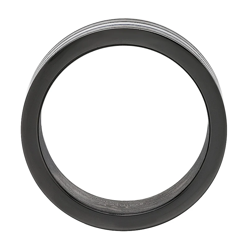 "Thin Blue Line" Mens 9M Stainless Steel Band