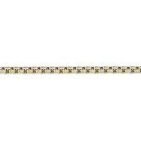 Mens Stainless Steel 8 1/2 Inch Solid Box Chain Bracelet
