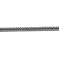 Mens Stainless Steel 8 1/2 Inch Solid Herringbone Chain Bracelet