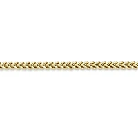 Mens Stainless Steel & Gold-Tone IP 9" 6mm Foxtail Bracelet