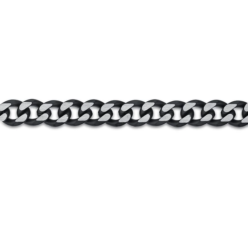Stainless Steel Solid Curb Chain Necklace