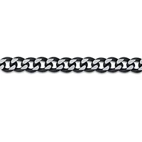 Stainless Steel Solid Curb Chain Necklace