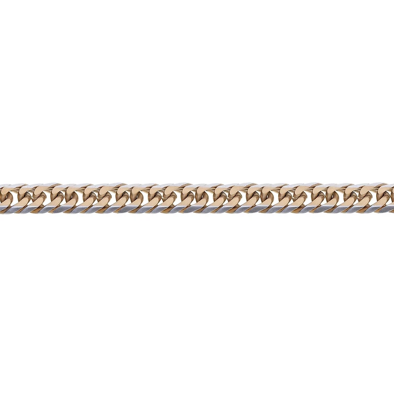 Mens Stainless Steel Inch Curb Chain Necklace