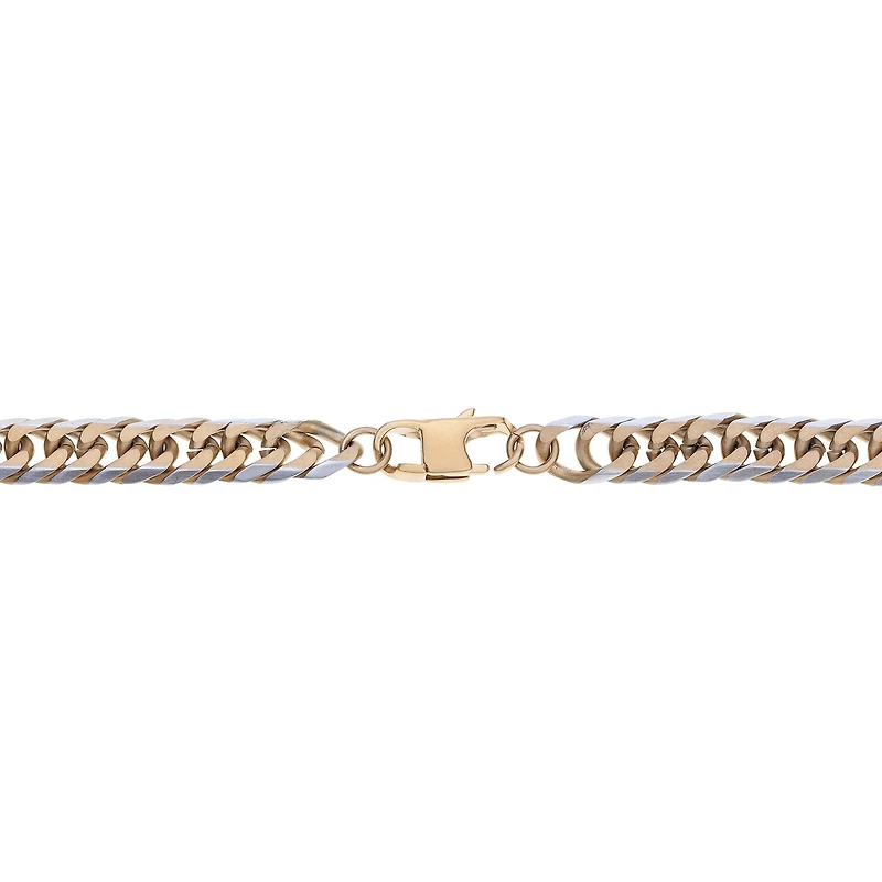 Mens Stainless Steel Inch Curb Chain Necklace