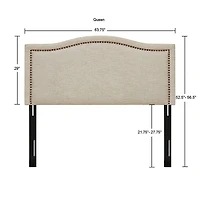Madison Park Augusta Upholstery Headboard