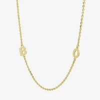 Womens 14K Gold Over Silver 16 Inch Cable Chain Necklace