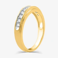 I Said Yes (H-I / I1) 1/3 CT. T.W. Lab Grown White Diamond Sterling Silver or 14K Gold Over Wedding Band
