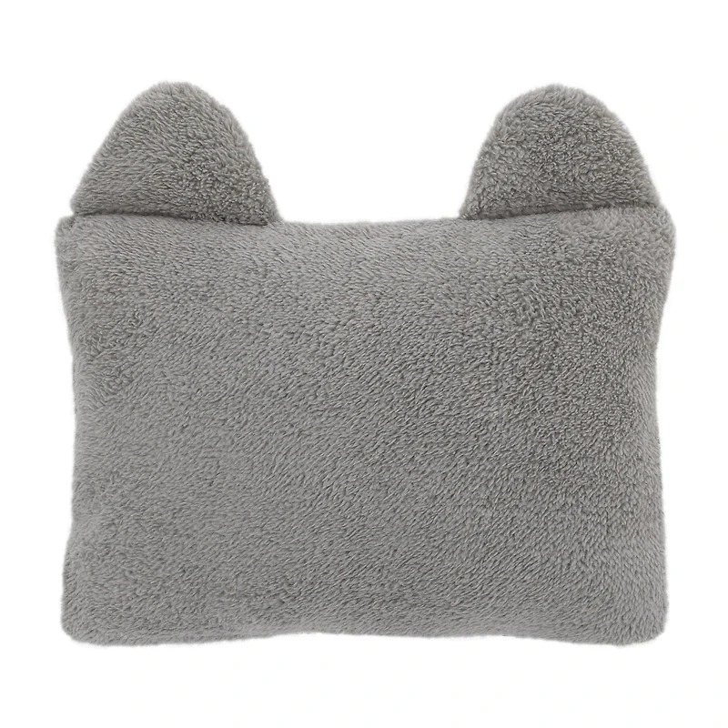 Nojo Sherpa Raccoon Rectangular Throw Pillow