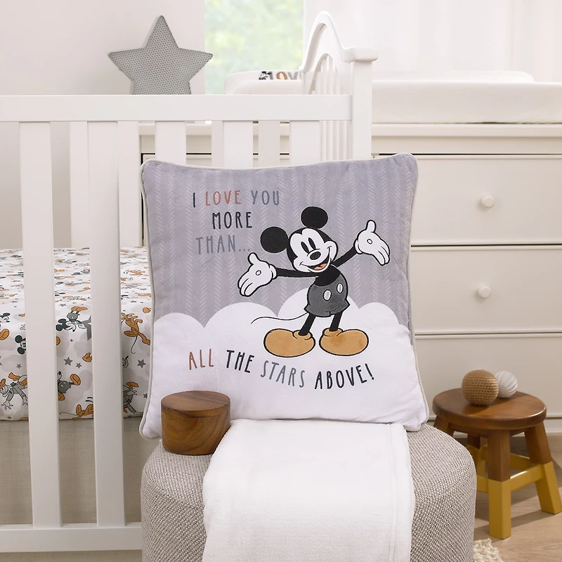 Disney Collection Mickey Mouse Square Throw Pillow