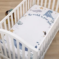 Nojo Arctic Animal Crib Sheet