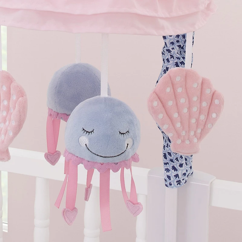 Nojo Pink Under The Sea Baby Mobile