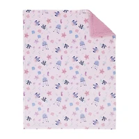 Nojo Pink Under The Sea Baby Blanket