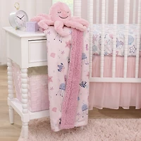 Nojo Pink Under The Sea Baby Blanket
