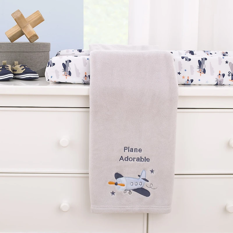 Nojo Airplane Fleece Baby Blanket