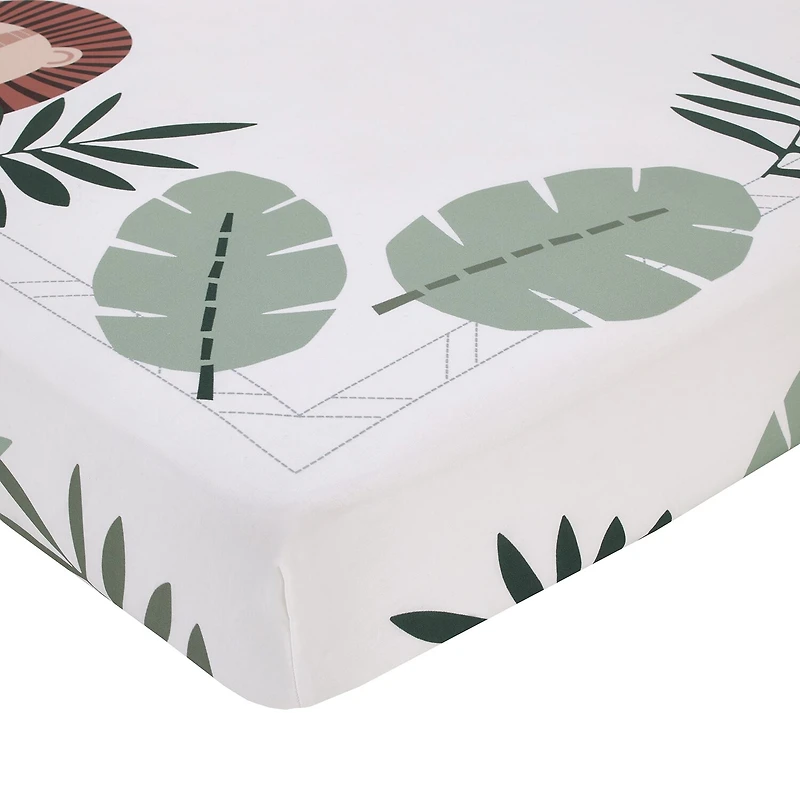 Nojo Jungle Crib Sheet
