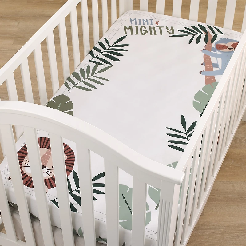 Nojo Jungle Crib Sheet