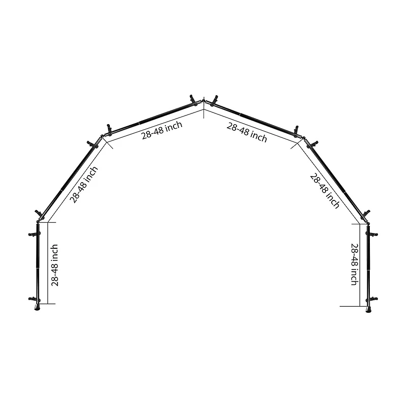 Rod Desyne Amelie 6-Sided Bay Window