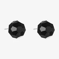 Mixit Black Black 10mm Stud Earrings