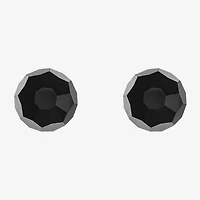 Mixit Black Black 10mm Stud Earrings