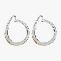 Liz Claiborne® Gold-Tone & Silver-Tone Clip-On Hoop Earrings