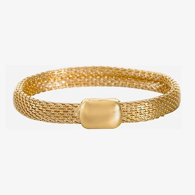 Monet® Silver-Tone Magnetic Closure Bracelet