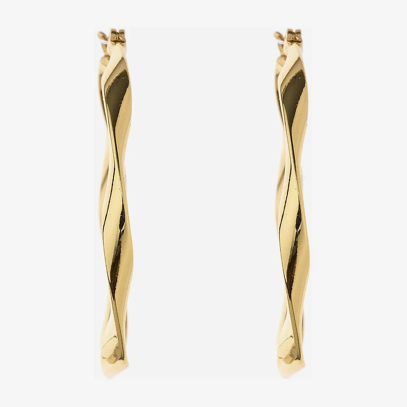 Liz Claiborne® Ribbon Hoop Earrings
