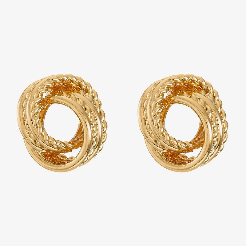 Monet® Gold-Tone Knot Earrings