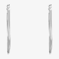 Liz Claiborne Womens 31mm Hypoallergenic Hoop Earrings