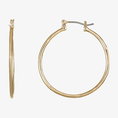 Liz Claiborne Womens 31mm Hypoallergenic Hoop Earrings