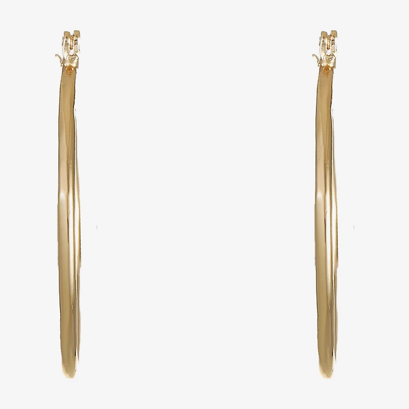 Liz Claiborne Womens 31mm Hypoallergenic Hoop Earrings