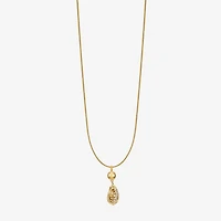 Monet Jewelry Silver Tone Womens 17 Inch Pendant Necklace