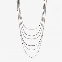 Liz Claiborne Layered Womens 17 Inch Strand Necklace