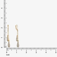 Monet Jewelry Gold Tone Linear Womens Drop Earrings