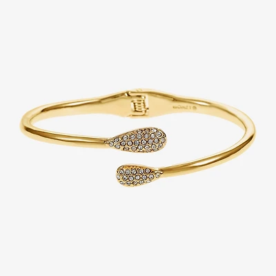 Monet Jewelry Womens Crystal Cuff Bracelet