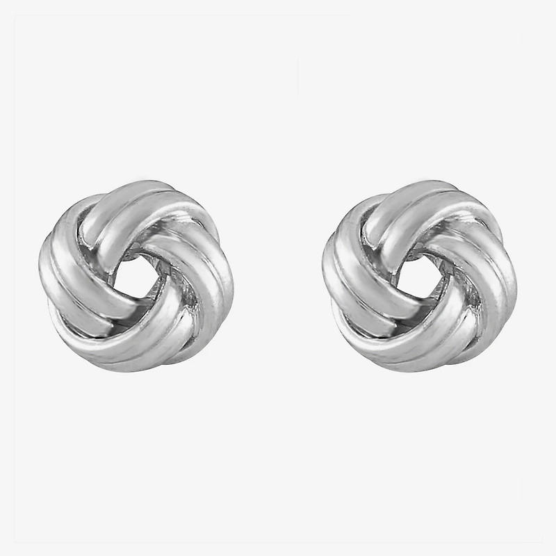 Liz Claiborne Knot Button Stud Earrings