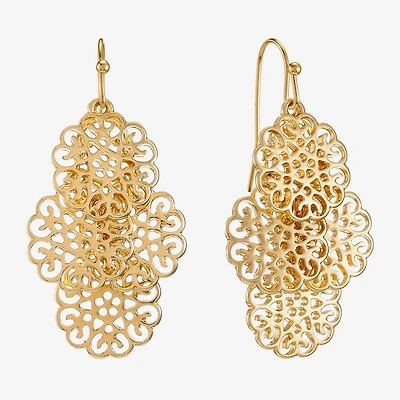 Liz Claiborne Womens Hypoallergenic Chandelier Earrings