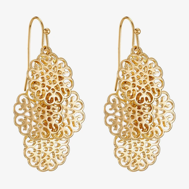 Liz Claiborne Womens Hypoallergenic Chandelier Earrings