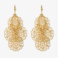 Liz Claiborne Womens Hypoallergenic Chandelier Earrings