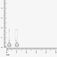 Liz Claiborne® Silver-Tone Bead Drop Earrings