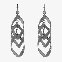 Liz Claiborne Linear Womens Drop Earrings