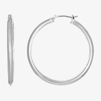 Liz Claiborne Womens 44.5mm Hypoallergenic Hoop Earrings