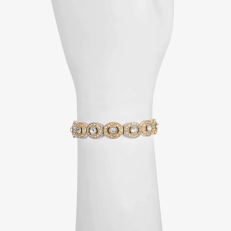 Monet Jewelry Womens Curved Stretch Bracelet