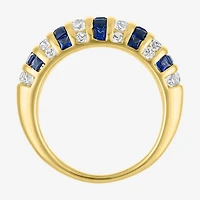 Gemstone 14K Gold Over Silver Cocktail Ring