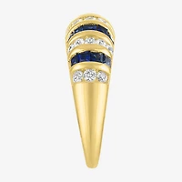 Gemstone 14K Gold Over Silver Cocktail Ring