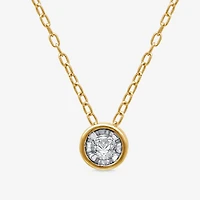 1/4 CT. T.W. Lab Grown White Diamond 14K Gold Over Silver or Sterling Round 2-pc. Jewelry Set