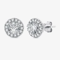 Yes, Please! Womens Lab Created White Sapphire 2-pc. Pendant Necklace Set