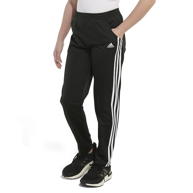 adidas Little Girls Mid Rise Slim Fit Track Pant